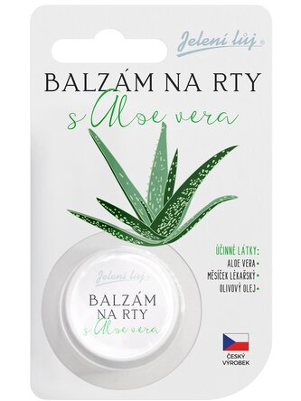 Balzám na rty s Aloe vera