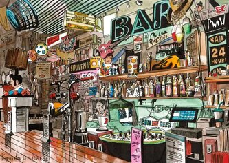 MAGNOLIA Puzzle Bar 1000 dílků