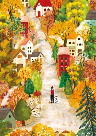 MAGNOLIA Puzzle Chlapec v lese 1000 dílků