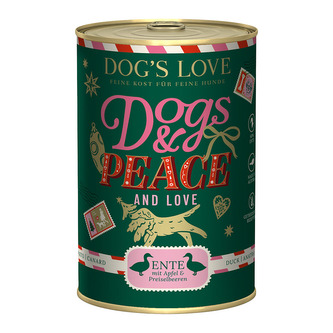 Dog's Love konzerva LIMITED zimní edice Kachna 400g