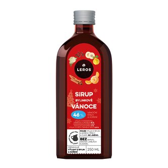 LEROS Sirup Bylinkové Vánoce (250 ml) - mnohostranné použití LEROS Sirup Bylinkové Vánoce (250 ml) - mnohostranné použití