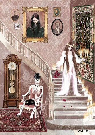 MAGNOLIA Puzzle Nevěsta ze záhrobí 1000 dílků