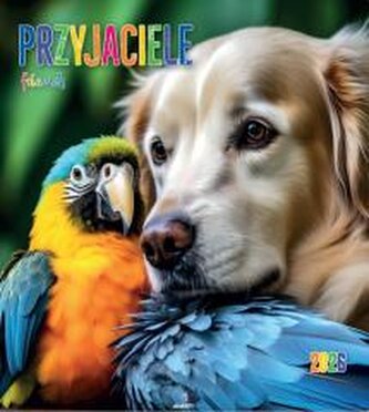 Kalendarz 2026 ścienny 32x32cm Przyjaciele