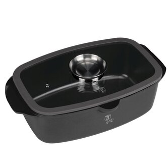 BERLINGERHAUS Pekáč s titanovým povrchem a aroma poklicí antracit Collection BH-8771 BERLINGERHAUS Pekáč s titanovým povrchem a aroma poklicí antracit Collection BH-8771
