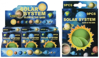 Dekoracja ścienna fluorescencyjna Kosmos MEGA CREATIVE 571410