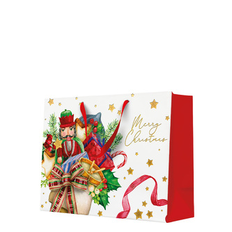 Dárková taška horizontální - Fairy Nutcracker 33,5x26,5x13 cn