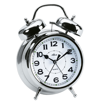 Designový zvoncový budík AT1647-19 Atlanta 17cm