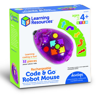 Learning Resources - Sada aktivit s myší Code & Go® – dobíjecí Learning Resources - Sada aktivit s myší Code & Go® – dobíjecí