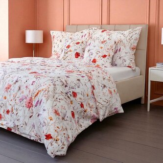 Francouzské saténové povlečení 240x200, 70x90cm Luční tanec