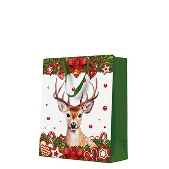 Dárková taška velká - Red Deer 26,5x13x33,5 cm
