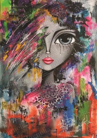 MAGNOLIA Puzzle Chaotická kráska 1000 dílků