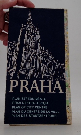 Praha plán středu města