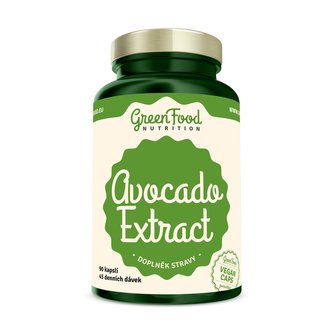 GreenFood nutrition - Avocado extract 90 kapslí