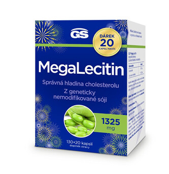 GreenSwan GS Megalecitin 1325 mg 130 + 20 kapslí ZDARMA