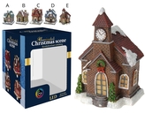 LED domeček z umělého kamene D, 12 cm