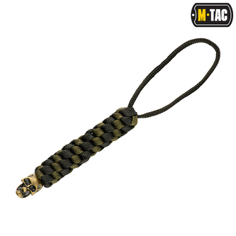 Šňůrka na nůž M-Tac Lanyard Helix Skull - černá-olivová Šňůrka na nůž M-Tac Lanyard Helix Skull - černá-olivová