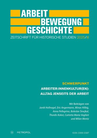 Arbeit¿- Bewegung¿- Geschichte