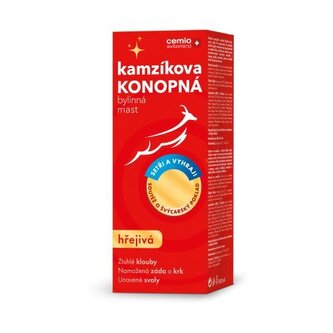 Cemio Kamzíkova konopná mast hřejivá 200 ml + soutěž