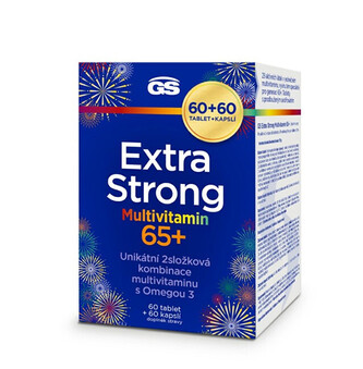 GreenSwan GS Extra Strong Multivitamin 65+, 60 tablet + 60 kapslí