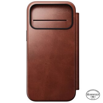 Nomad Modern Leather Folio, olde dublin (Horween) - iPhone 17 Pro Max