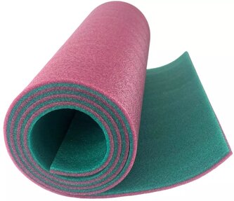 Karimatka dvouvrstvá 180x50cm 8mm IFO odlehčená růžovozelená
