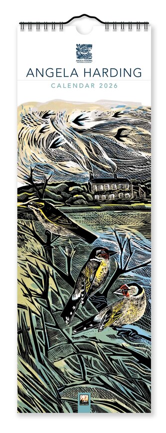 Angela Harding - Slimline-Kalender 2026 - Original Flame Tree Publishing-Kalender Slimeline [Kalender]