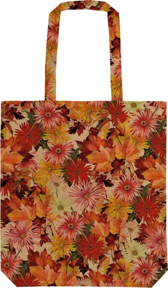Látková taška Orange Autumn Plants