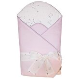 EKO Zavinovačka bavlněná s potiskem a kokosovým vnitřkem Light Pink