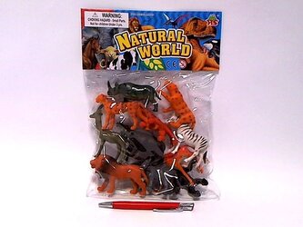 Zwierzęta dzikie 10cm 12szt HHS072 06681