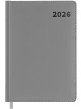 Kalendarz książkowy 2026 A4 grafitowy EASY Kalendarz książkowy 2026 A4 grafitowy EASY