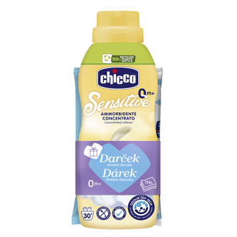 CHICCO Aviváž koncentrovaná Jemný dotek 750 ml + vlhčené ubrousky 72 ks zdarma