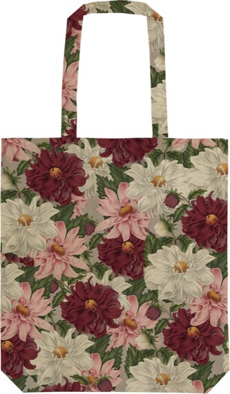 Látková taška Purple Dahlia