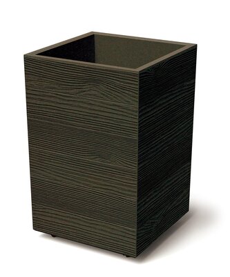 Květináč MADERA SQUARE ECO WOOD 38,5 cm - barva: kávová ECO