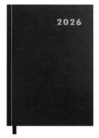 Kalendarz książkowy 2026 A5 czarny EASY Kalendarz książkowy 2026 A5 czarny EASY