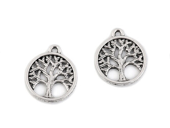 Přívěsek strom života Ø15 mm - 1000 ks - platina