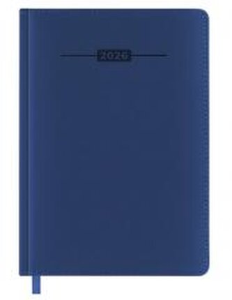 Kalendarz książkowy 2026 A5 niebieski EASY Kalendarz książkowy 2026 A5 niebieski EASY