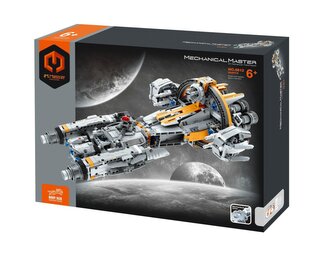 Stavebnice iM.MASTER vesmírná loď s mechanickým pohonem plast 955 dílků v krabici 35x27x7cm