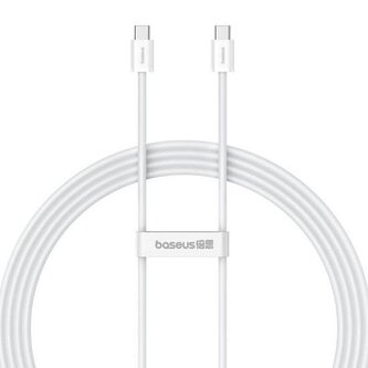 Kabel Baseus Superior 2 USB-C/USB-C 2m 100W bílý