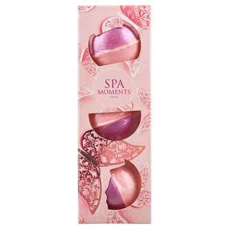 Spa Monents set šumivých koulí do koupele Marshmallow 3x80g