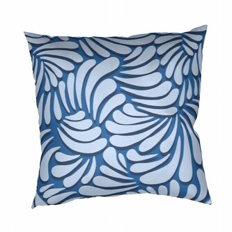 Dadka Povlak na polštář bavlna Iluze 2 světle modrá 40x40 cm