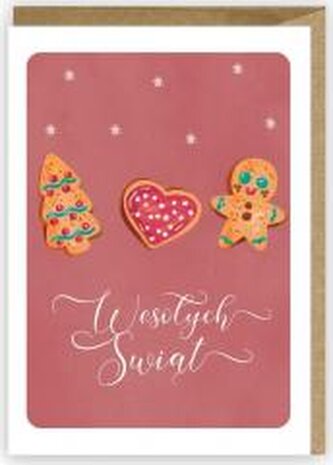 Kartka Boże Narodzenie, eko koperta K078