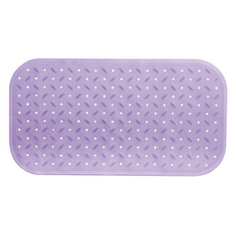 MSV protiskluzová podložka do vany CLASS Premium, levandulová, SBS kaučuk, 36 x 65 cm