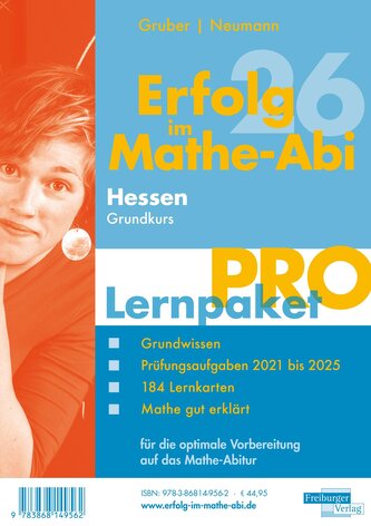 Erfolg im Mathe-Abi 2026 Hessen Lernpaket 'Pro' Grundkurs