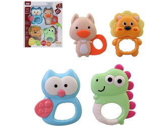 Chrastítko, 4 ks, na baterie