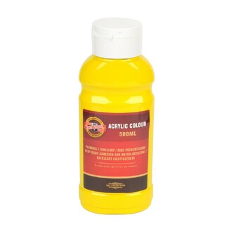 Koh-i-noor 1627/0205 - akrylová barva 500 ml, žluť primární
