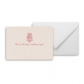Mini kartka Wszystkiego najlepszego