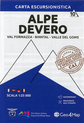 Wanderkarte Alpe Devero / Val Formazza-Binntal-Valle del Goms 1:25.000 Wanderkarte Alpe Devero / Val Formazza-Binntal-Valle del Goms 1:25.000