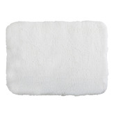 MSV koupelnová protiskluzová předložka MICROFIBER, bílá, polyester, 40 x 60 cm
