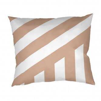 Dadka Povlak na polštář bavlna Zebra světle hnědá 70x90 cm