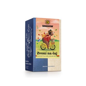 Čaj ovocný s bylinkami Zvoní na čaj 45 g BIO SONNENTOR Čaj ovocný s bylinkami Zvoní na čaj 45 g BIO SONNENTOR
